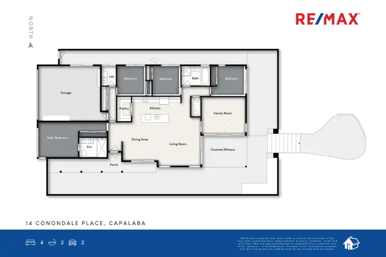 Floorplan of Homely house listing, 14 Conondale Place, Capalaba QLD 4157