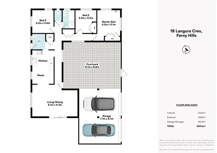 Floorplan of Homely house listing, 18 Langura Crescent, Ferny Hills QLD 4055