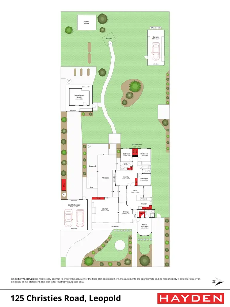 Floorplan of Homely house listing, 125 Christies Road, Leopold VIC 3224