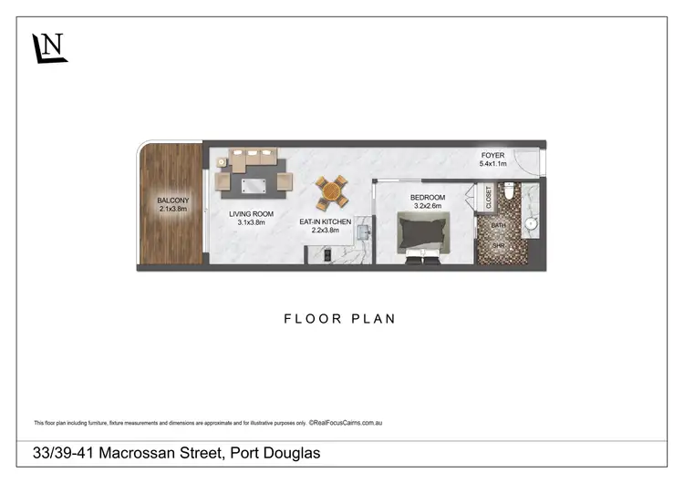 Floorplan of Homely apartment listing, 33/41 Macrossan Street, Port Douglas QLD 4877