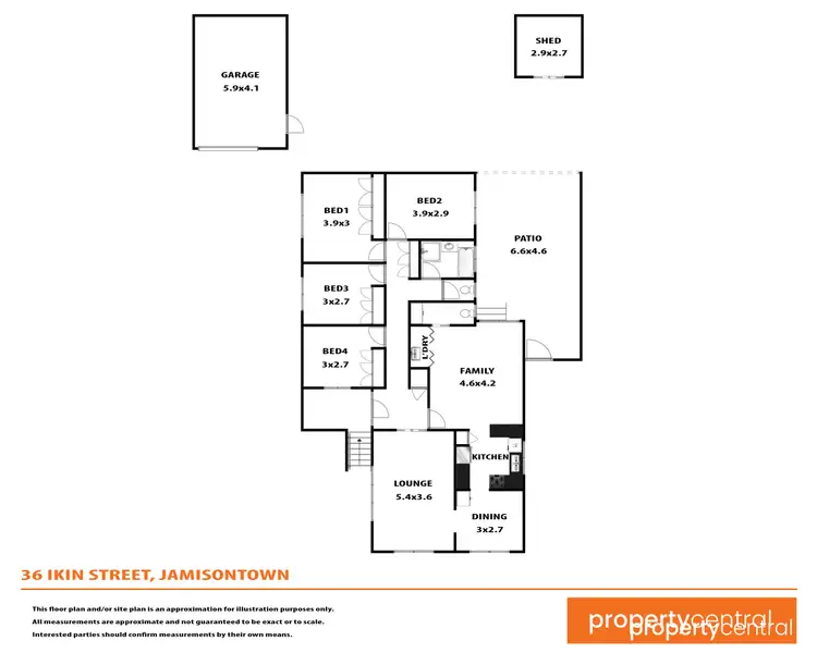 Floorplan of Homely house listing, 36 Ikin Street, Jamisontown NSW 2750