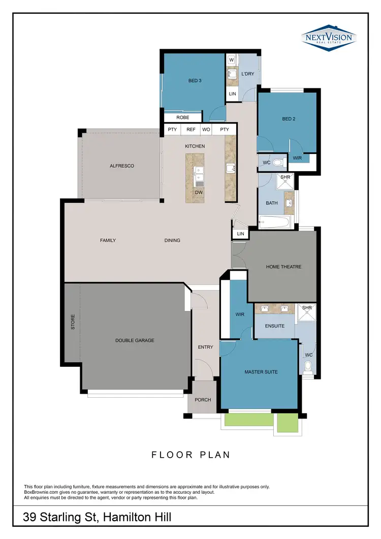 Floorplan of Homely house listing, 39 Starling St, Hamilton Hill WA 6163