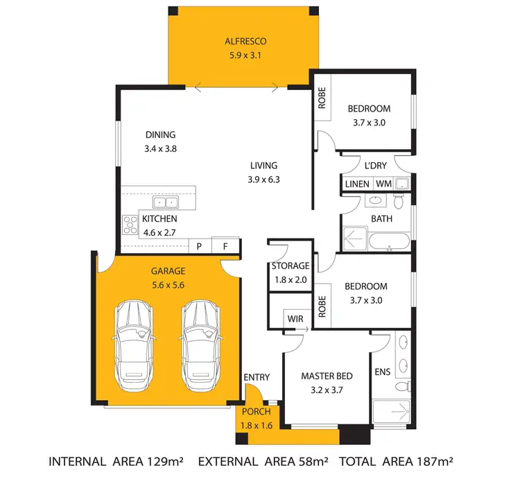 Floorplan of Homely house listing, 2A Newcombe Drive, Gilles Plains SA 5086