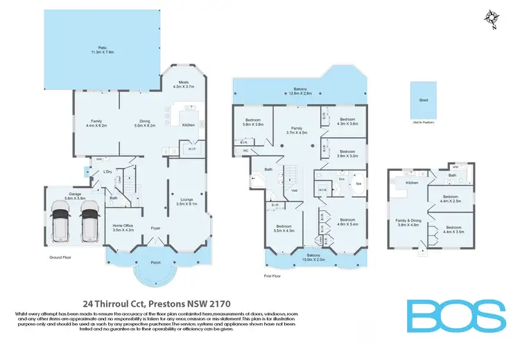 Floorplan of Homely house listing, 24 Thirroul Cct, Prestons NSW 2170