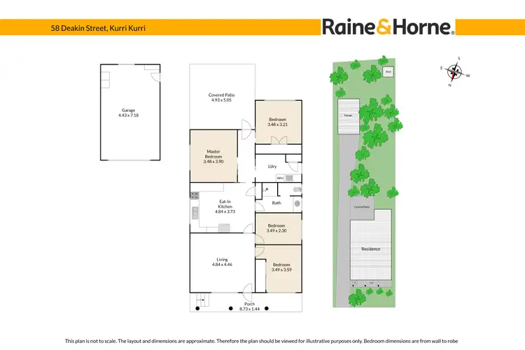 Floorplan of Homely house listing, 58 Deakin Street, Kurri Kurri NSW 2327