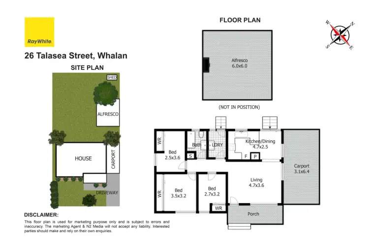 Floorplan of Homely house listing, 26 Talasea Street, Whalan NSW 2770