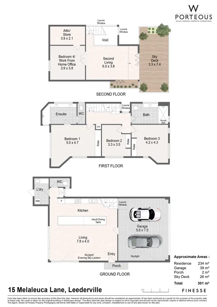 Floorplan of Homely house listing, 15 Melaleuca Lane, Leederville WA 6007