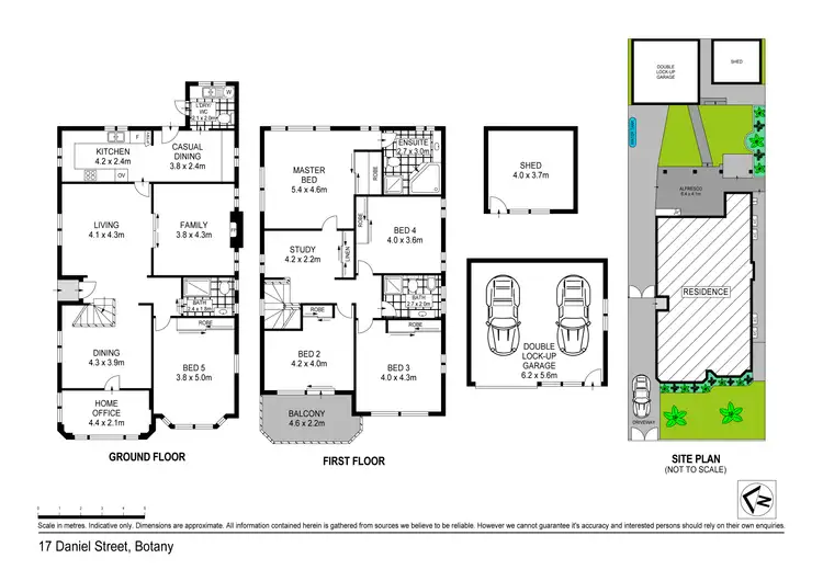 Floorplan of Homely house listing, 17 Daniel Street, Botany NSW 2019
