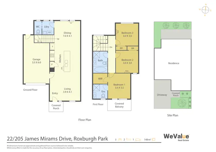 Floorplan of Homely house listing, 22/205 James Mirams Drive, Roxburgh Park VIC 3064