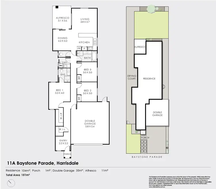 Floorplan of Homely house listing, 11A Baystone Parade, Harrisdale WA 6112
