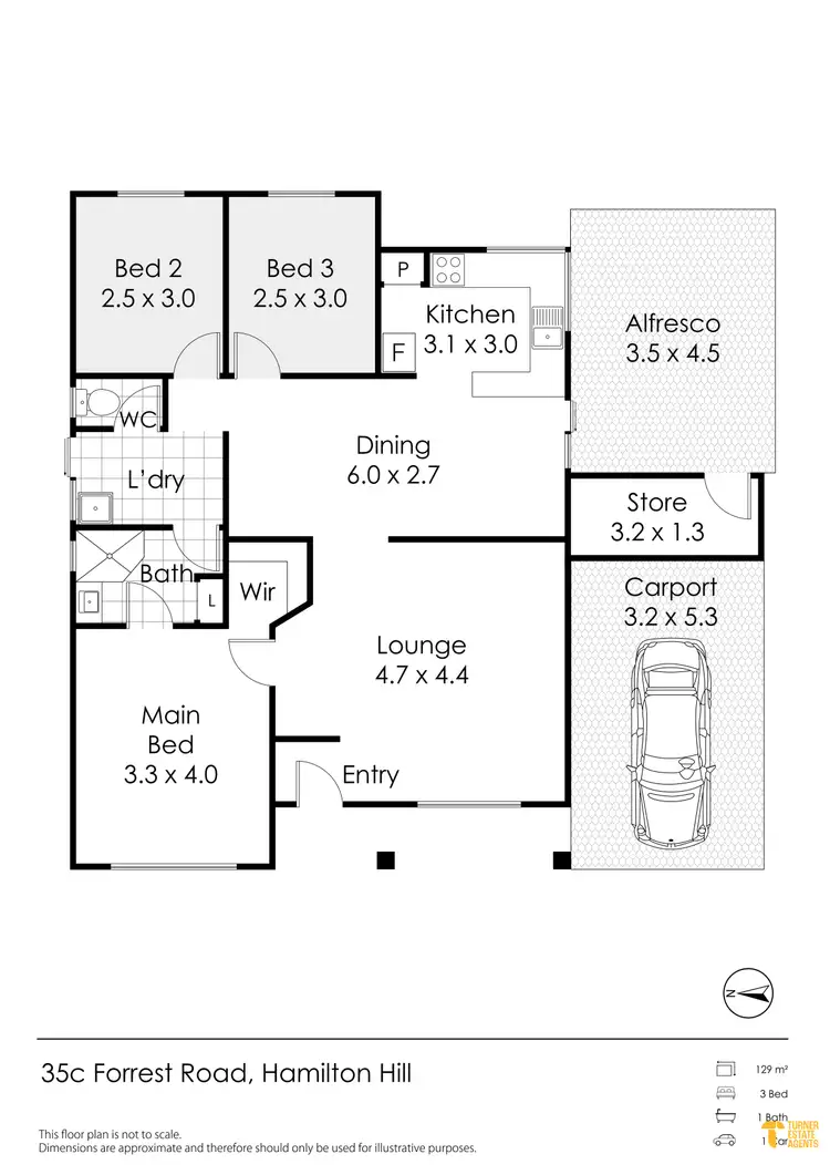 Floorplan of Homely house listing, 35C Forrest Road, Hamilton Hill WA 6163