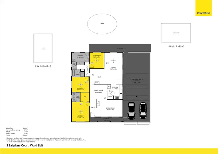 Floorplan of Homely house listing, 3 Sailplane Court, Ward Belt SA 5118