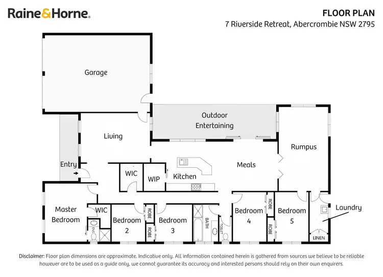 Floorplan of Homely house listing, 7 Riverside Retreat, Abercrombie NSW 2795