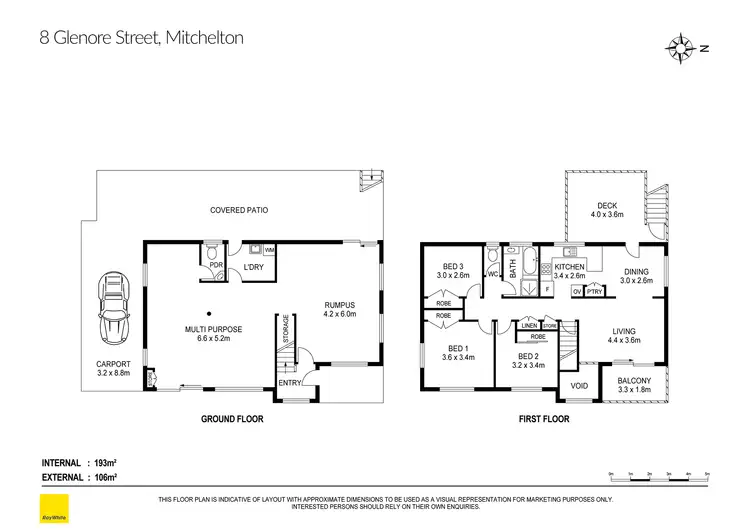 Floorplan of Homely house listing, 8 Glenore Street, Mitchelton QLD 4053