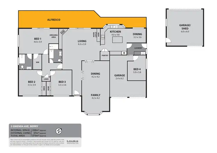 Floorplan of Homely house listing, 5 Gwenda Avenue, Berry NSW 2535