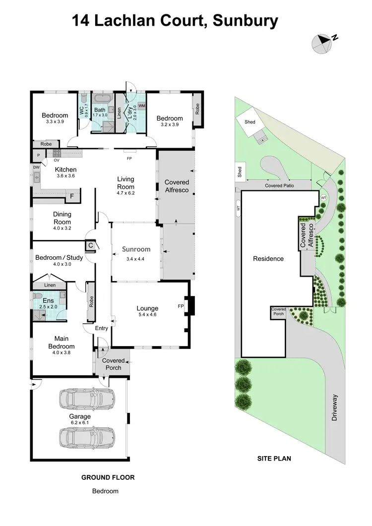 Floorplan of Homely house listing, 14 Lachlan Court, Sunbury VIC 3429