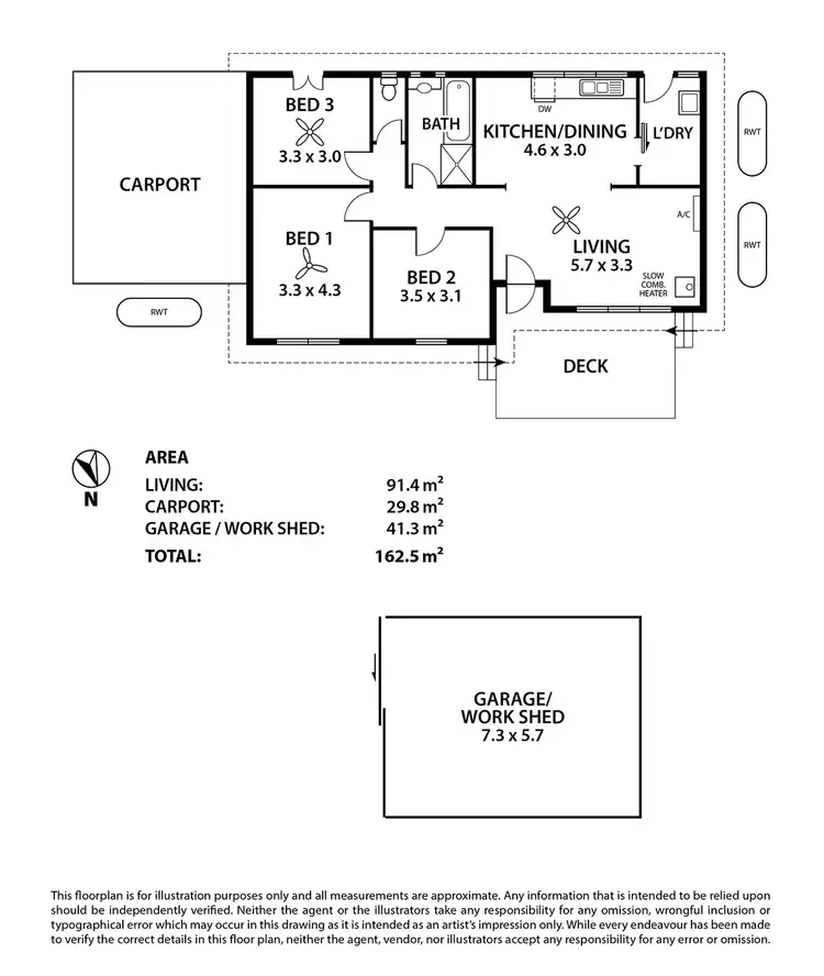 Floorplan of Homely house listing, 28 Tom Groggin Drive, Younghusband SA 5238