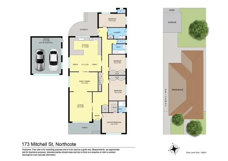 Floorplan of Homely house listing, 173 Mitchell Street, Northcote VIC 3070