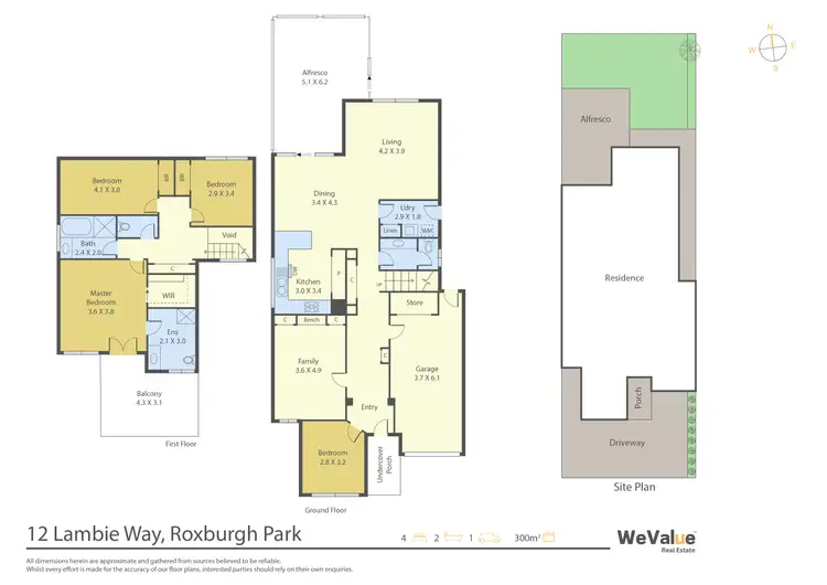 Floorplan of Homely house listing, 12 Lambie Way, Roxburgh Park VIC 3064