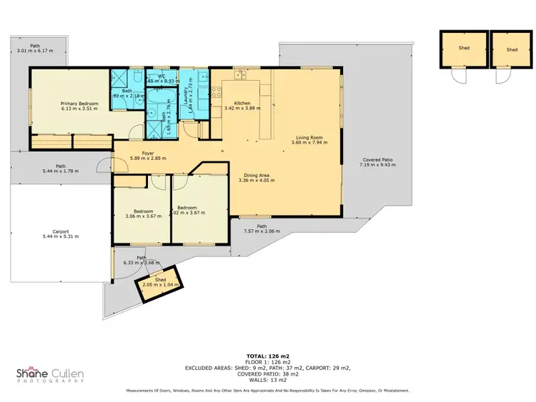 Floorplan of Homely house listing, 27A Paddington Drive, Hannans WA 6430