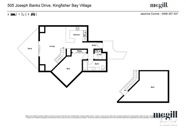 Floorplan of Homely villa listing, 505 Joseph Banks Crescent, Fraser Island QLD 4581