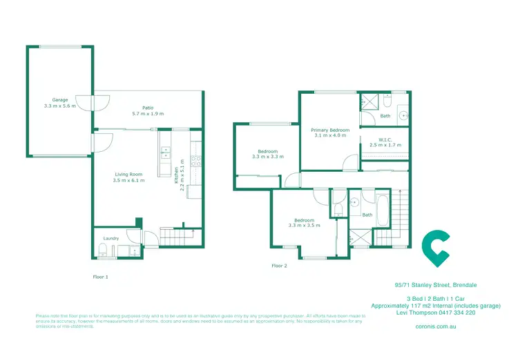 Floorplan of Homely house listing, 95/71 Stanley Street, Brendale QLD 4500
