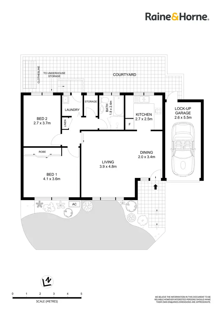 Floorplan of Homely villa listing, 2/24 Regent Street, Bexley NSW 2207