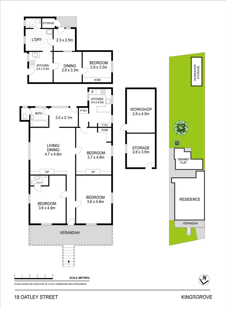 Floorplan of Homely house listing, 18 Oatley Street, Kingsgrove NSW 2208