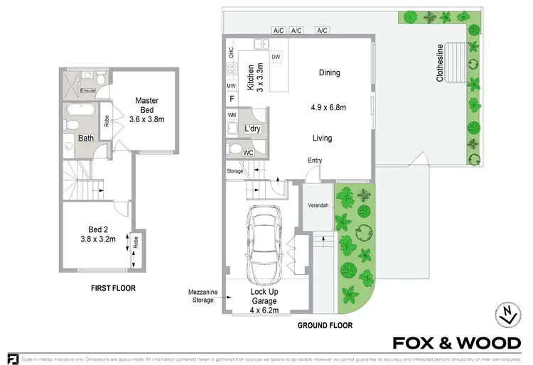 Floorplan of Homely townhouse listing, 6/1-3 Hunter Street, Kirrawee NSW 2232