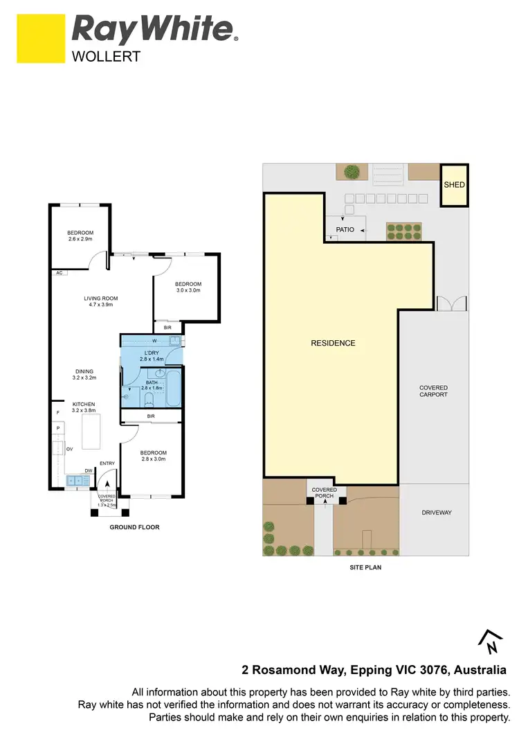 Floorplan of Homely house listing, 2 Rosamond Way, Epping VIC 3076