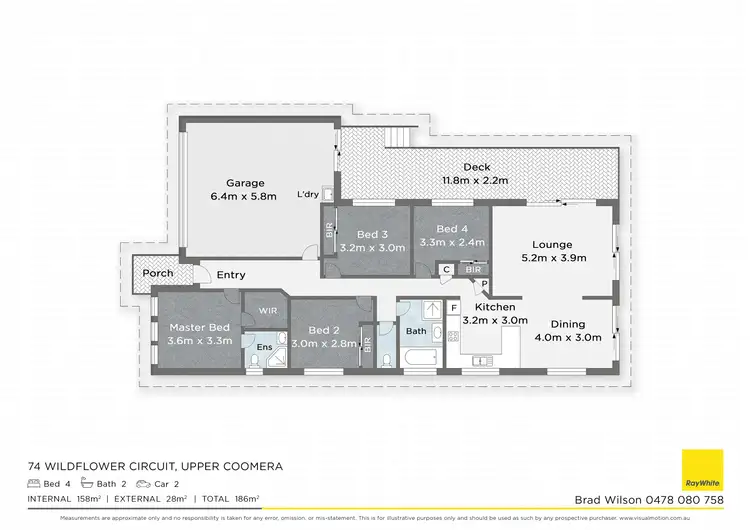Floorplan of Homely house listing, 74 Wildflower Circuit, Upper Coomera QLD 4209