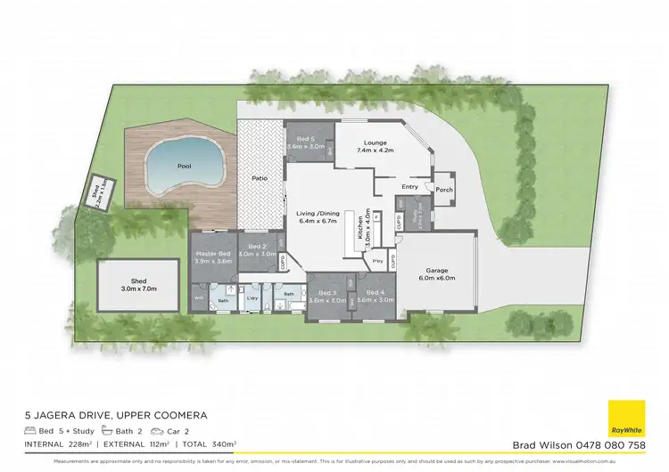 Floorplan of Homely house listing, 5 Jagera Drive, Upper Coomera QLD 4209