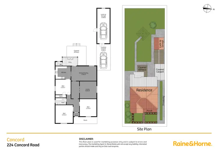 Floorplan of Homely house listing, 224 Concord Road, Concord West NSW 2138