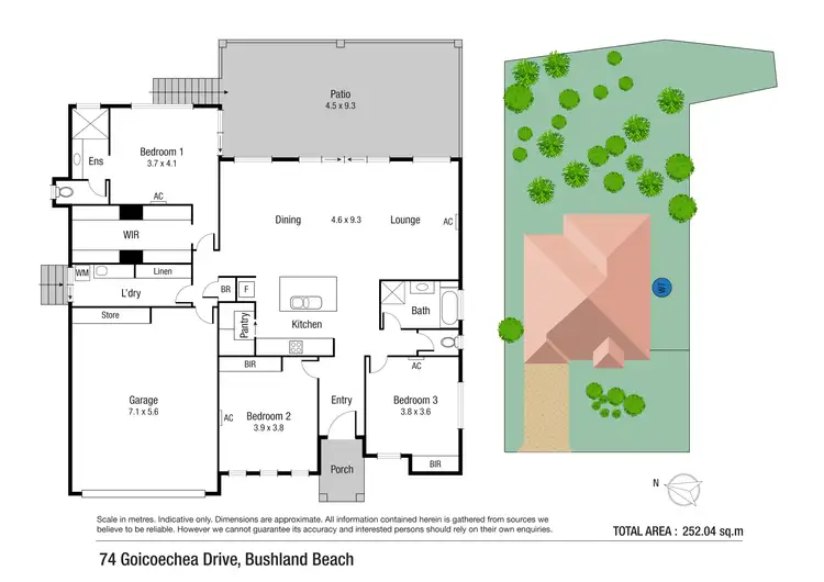 Floorplan of Homely house listing, 74 Goicoechea Drive, Bushland Beach QLD 4818