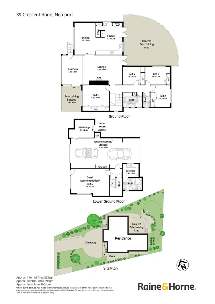 Floorplan of Homely house listing, 39 Crescent Road, Newport NSW 2106