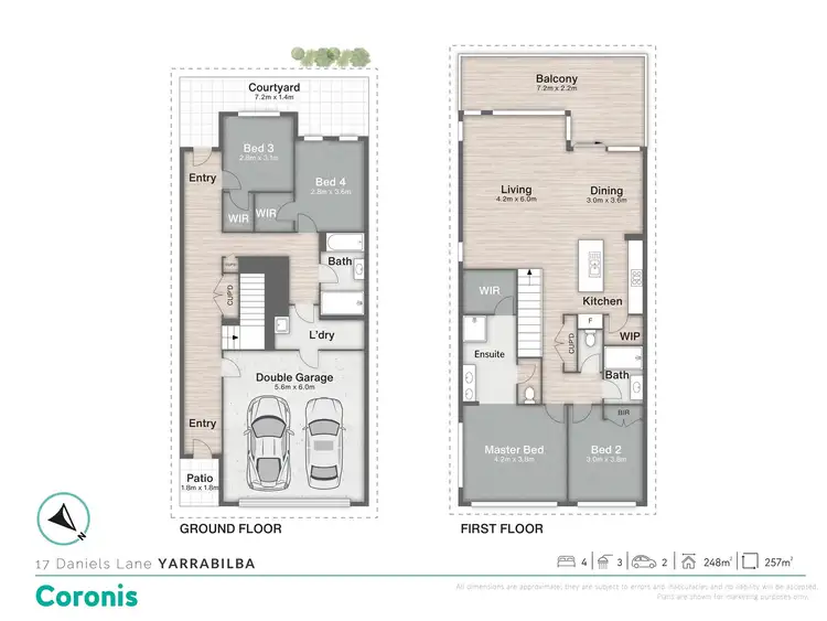 Floorplan of Homely house listing, 17 Daniels Lane, Yarrabilba QLD 4207