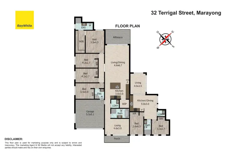 Floorplan of Homely house listing, 32 & 32A Terrigal Street, Marayong NSW 2148
