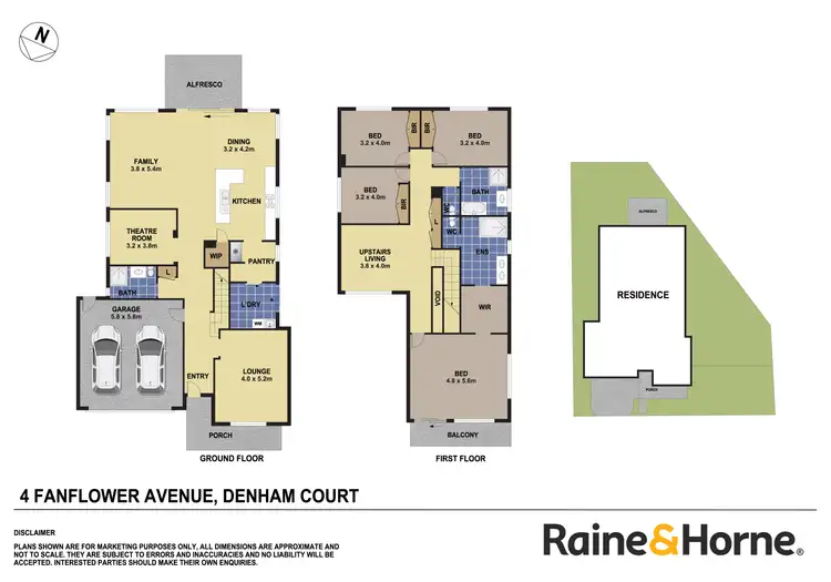 Floorplan of Homely house listing, 4 Fanflower Avenue, Denham Court NSW 2565