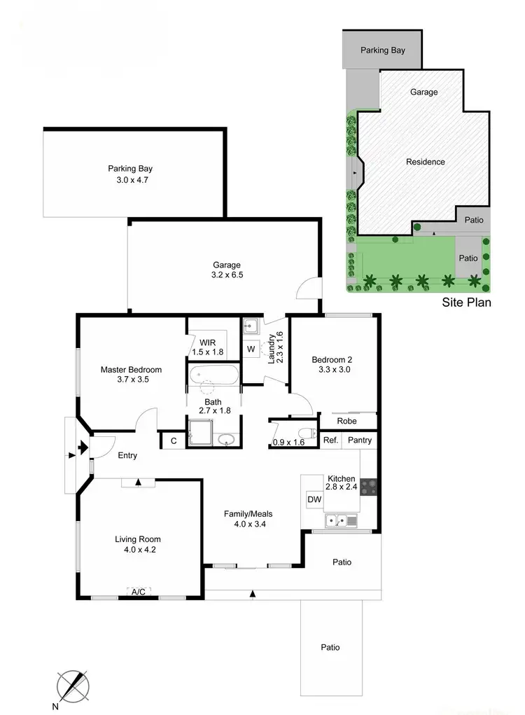 Floorplan of Homely house listing, 1/49 Yuille Street, Frankston VIC 3199