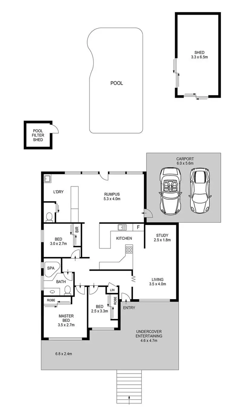 Floorplan of Homely house listing, 12 Armstrong Place, Dean Park NSW 2761