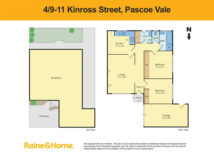 Floorplan of Homely unit listing, 4/9-11 Kinross Street, Pascoe Vale VIC 3044