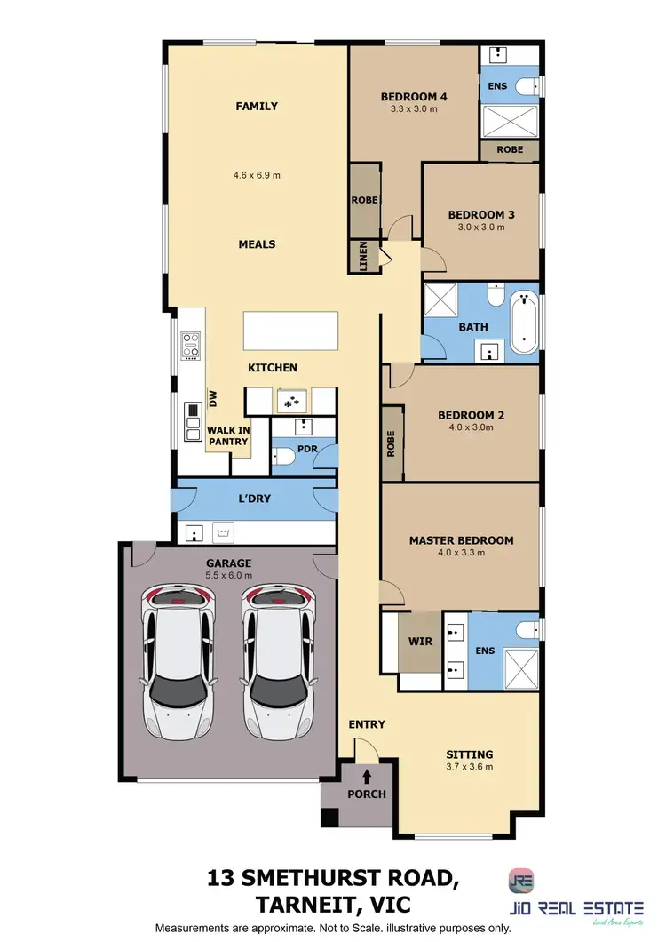 Floorplan of Homely house listing, 13 Smethurst Road, Tarneit VIC 3029