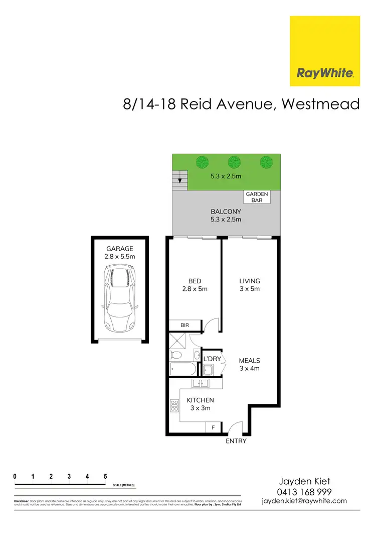 Floorplan of Homely apartment listing, 8/14-18 Reid Avenue, Westmead NSW 2145