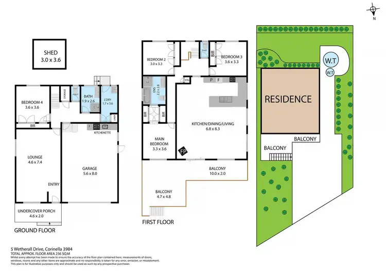 Floorplan of Homely house listing, 5 Wetherall Drive, Corinella VIC 3984