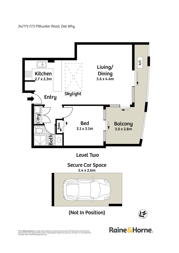 Floorplan of Homely unit listing, 24/771-773 Pittwater Road, Dee Why NSW 2099
