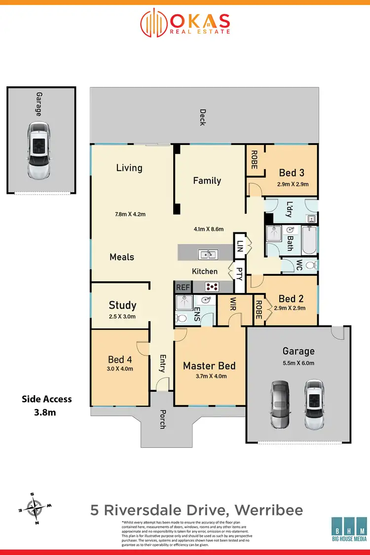 Floorplan of Homely house listing, 5 Riversdale Drive, Werribee VIC 3030