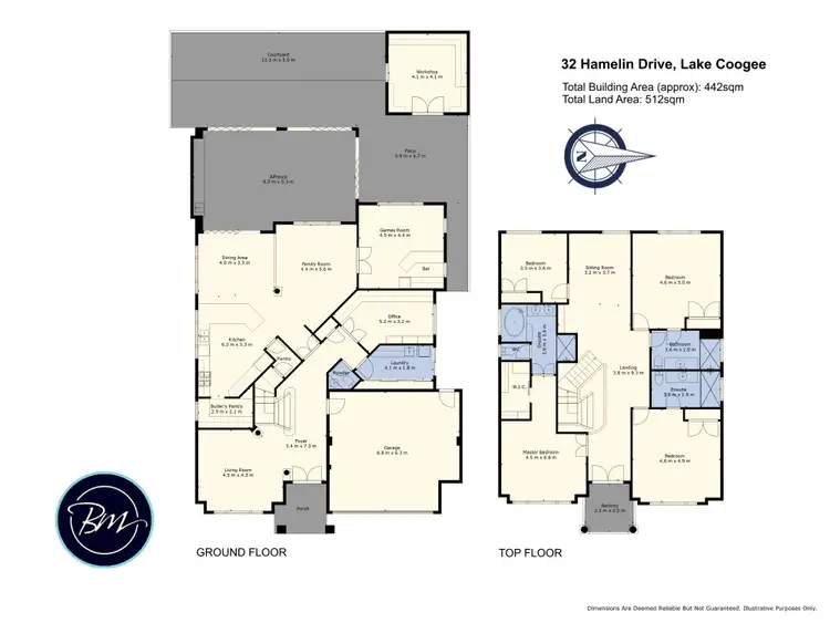 Floorplan of Homely house listing, 32 Hamelin Drive, Lake Coogee WA 6166