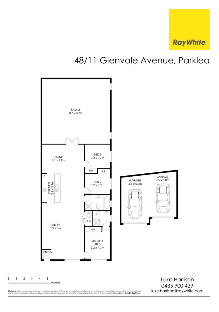 Floorplan of Homely townhouse listing, 48/11 Glenvale Avenue, Parklea NSW 2768