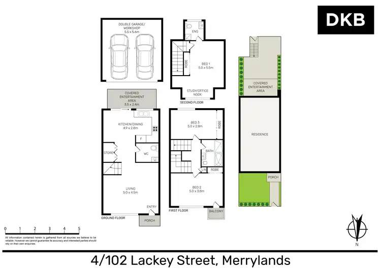 Floorplan of Homely townhouse listing, 4/102-104 Lackey Street, Merrylands NSW 2160