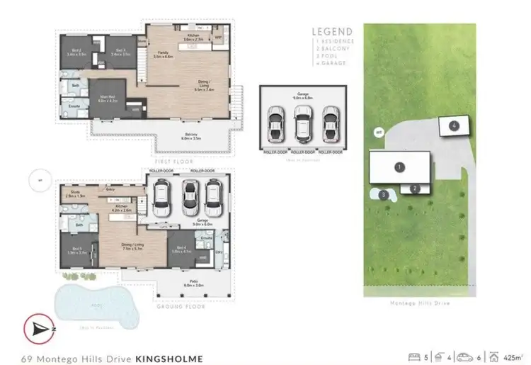 Floorplan of Homely other listing, 69 Montego Hills Drive, Kingsholme QLD 4208